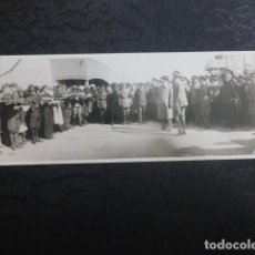 Fotografía antigua: CEUTA HOMENAJE AL GENERAL SANJURJO 1928 FOTOGRAFIA PANORAMICA AÑOS 20 9 X 27,2 CMTS. Lote 191480481