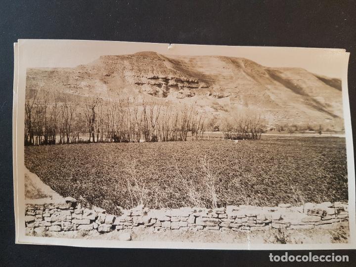 Photographie ancienne: LAZAGURRIA NAVARRA PAISAJE FOTOGRAFIA A&Ntilde;OS 20 8,5 X 14 CMTS