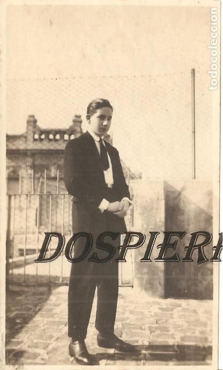 Fotograf&iacute;a antigua: ANTIGUA FOTO, MUCHACHO, 1922, 8,5X14