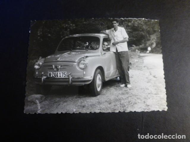 Fotograf&iacute;a antigua: AUTOMOVIL SEAT 600 ANTIGUA FOTOGRAFIA 7,5 X 10 CMTS