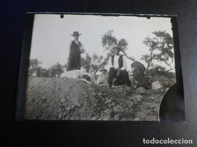 Photographie ancienne: ALBURQUERQUE CACERES EXCAVACIONES DEHESA DE MAYORGA FOTOGRAFIA HACIA 1900