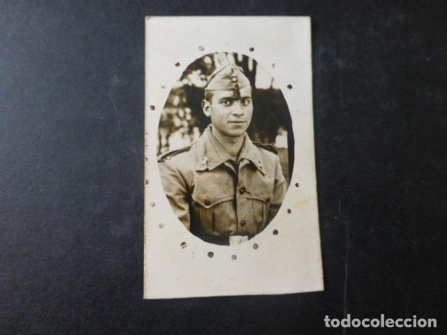 Fotografia antica: SOLDADO MILITAR DE ARTILLERIA RETRATO ANTIGUA FOTOGRAFIA HACIA 1930 4,5 X 7 CMTS