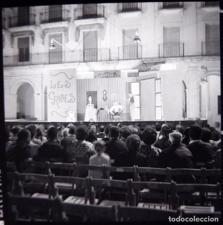 Alte Fotografie: ALCOY NEGATIVO CELULOIDE 6 X 6 cm.
