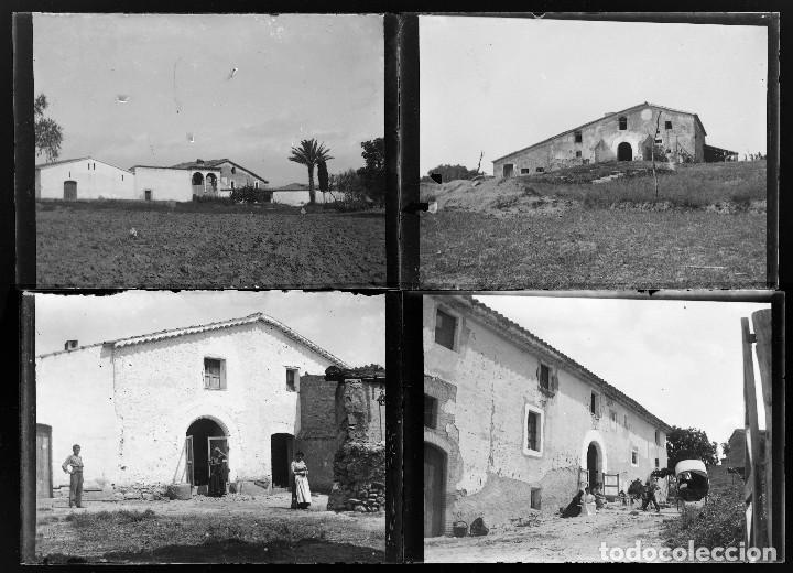 Fotograf&iacute;a antigua: CATALU&Ntilde;A, 1915 APROX. LLI&Ccedil;&Agrave; DE MUNT Y OTRAS MAS&Iacute;AS POR IDENTIFICAR, 11 cristales 6x9 cm.