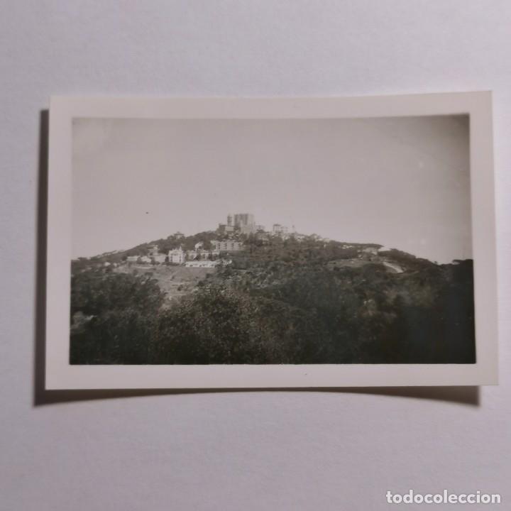 Alte Fotografie: ANTIGUA FOTOGRAFIA - VALLVIDRERA - VISTA DEL TIBIDABO - 26 MARZO 1951 - 7 X 4,5 CM / 100