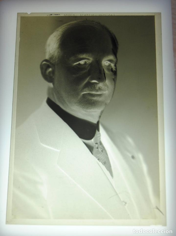 Fotograf&iacute;a antigua: ANTIGUO NEGATIVO DE ACETATO FOTOGRAFIA DE UN SE&Ntilde;OR FORMATO GRANDE DE 9.5 X 14.5 CENTIMETROS