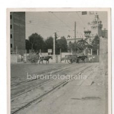 Fotografía antigua: BARCELONA - CALLE TUSET CON BÉLGICA, 25 FEBRERO 1936. FOTOGRAFÍA 13X18 CM.. Lote 201900735