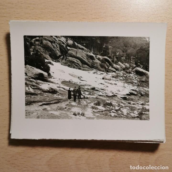 Antique Photography: ANTIGUA FOTOGRAFIA - GRUPO EN LA NIEVE. VALL D'&Agrave;NEU. ESTERRI D'&Agrave;NEU - A&Ntilde;OS 70 - 11,7 X 9 CM / 185