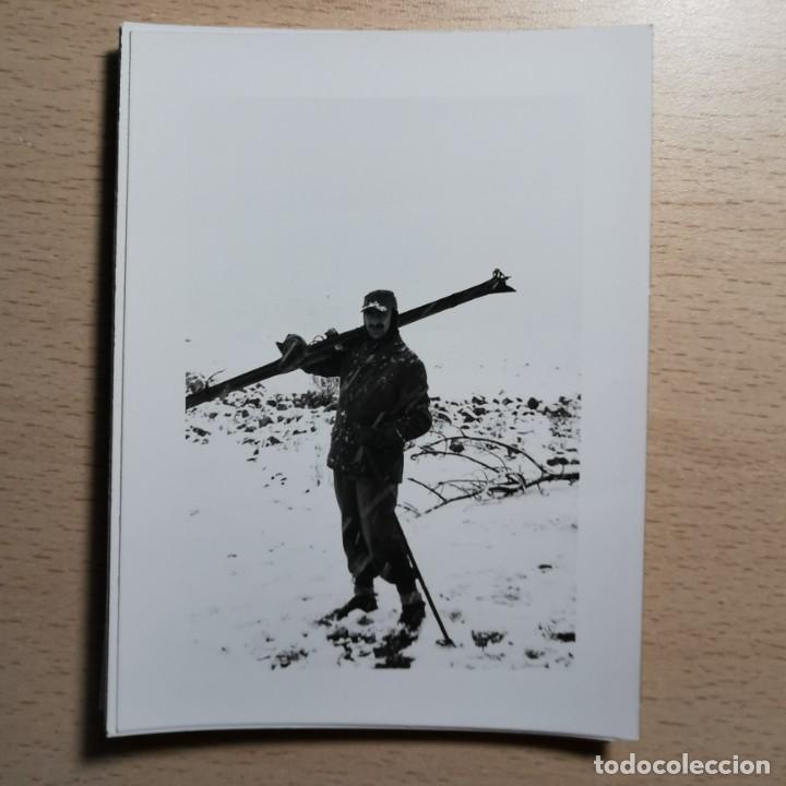 Fotografia antiga: ANTIGUA FOTOGRAFIA - HOMBRE ESQUIANDO EN LA MOLINA (CATALU&Ntilde;A) - A&Ntilde;OS 60 - 11,7 X 8,6 CM / 207
