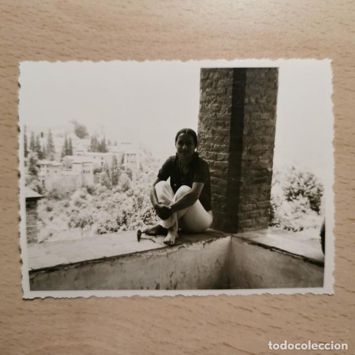 Fotograf&iacute;a antigua: ANTIGUA FOTOGRAFIA - VISTA DE GRANADA DESDE LA ALHAMBRA DE GRANADA - A&Ntilde;OS 60 - 11,3 X 8,6 CM / 243