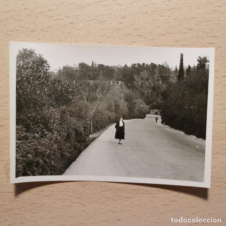 Fotograf&iacute;a antigua: ANTIGUA FOTOGRAFIA - MONTJUICH - MONTJUIC - JARDINES - A&Ntilde;OS 60 - 10,4 X 7,2 CM / 254