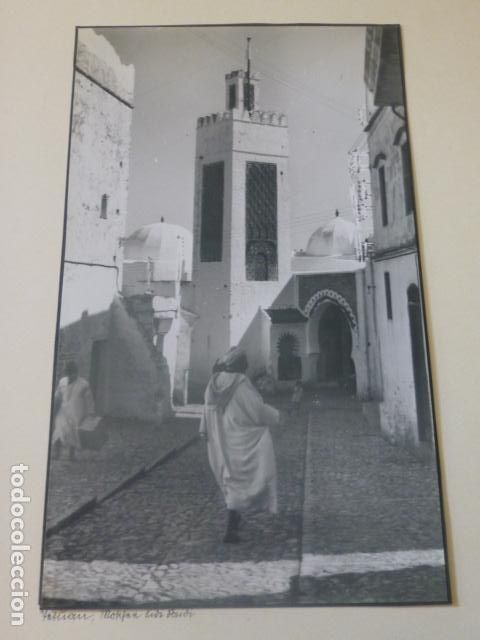 Fotograf&iacute;a antigua: TETUTAN MARRUECOS 1934 FOTOGRAFIA POR VIAJERO ALEMAN 14,5 X 24 CMTS MONTADA SOBRE CARTON