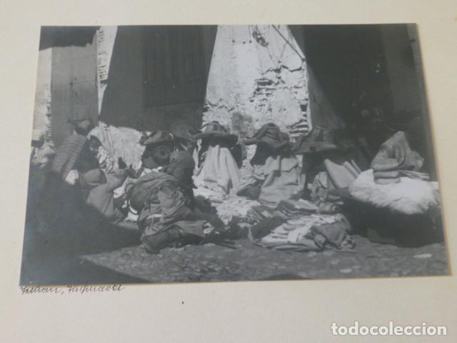 Alte Fotografie: TETUAN MARRUECOS 1934 FOTOGRAFIA POR VIAJERO ALEMAN 11,5 X 17 CMTS MONTADA SOBRE CARTON