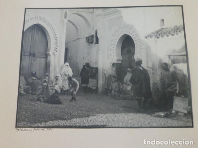 Fotograf&iacute;a antigua: TETUAN MARRUECOS 1934 FOTOGRAFIA POR VIAJERO ALEMAN 15 X 20 CMTS MONTADA SOBRE CARTON