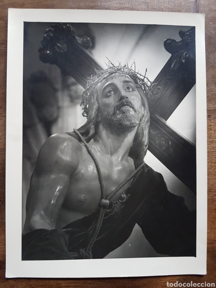 Antique Photography: Magnifica foto caida de cristo Baras Ubeda