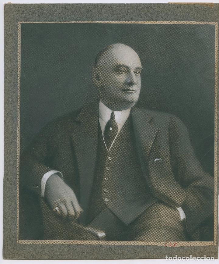 Antique Photography: MARCELO TORCUATO DE ALVEAR (1868-1942) ministro y presidente de Argentina, 20,5x24,5 cm.