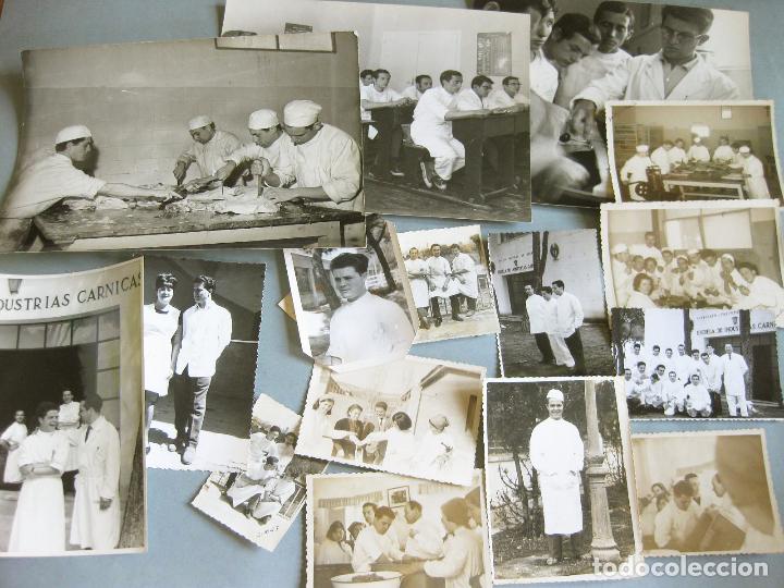 Fotograf&iacute;a antigua: LOTE DE FOTOGRAF&Iacute;AS DE LA ESCUELA DE INDUSTRIAS C&Aacute;RNICAS - A&Ntilde;OS 50