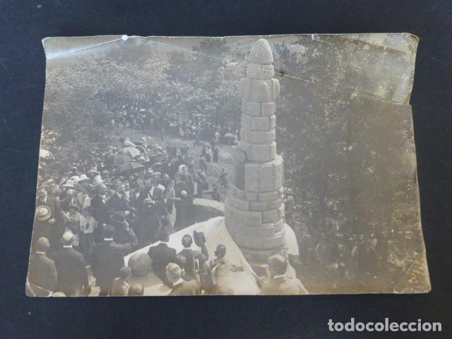 Fotografia antiga: FUENTERRABIA GUIPUZCOA HACIA 1900 ACTO INAUGURACION FOTOGRAFIA 12 X 17,5 CMTS