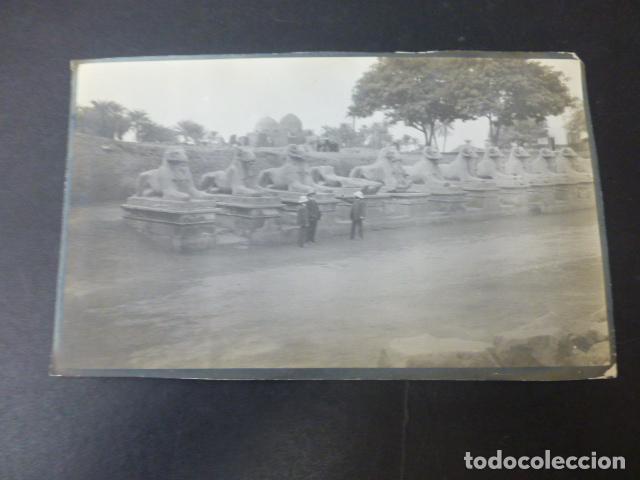 Fotografia antica: KARNAK EGIPTO 1904 FOTOGRAFIA VIAJE DE ESPA&Ntilde;OLES 8,5 X 14 CMTS