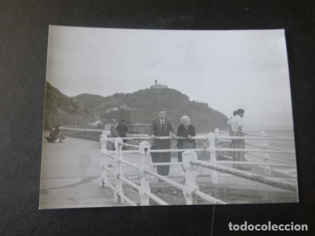 Fotografia antica: SAN SEBASTIAN MONTE IGUELDO ANTIGUA FOTOGRAFIA 7 X 10 CMTS