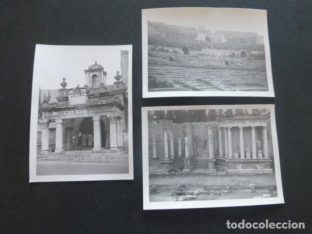 Fotografia antica: MERIDA BADAJOZ 5 FOTOGRAFIAS ANTIGUAS 7,5 X 10,5 CMTS