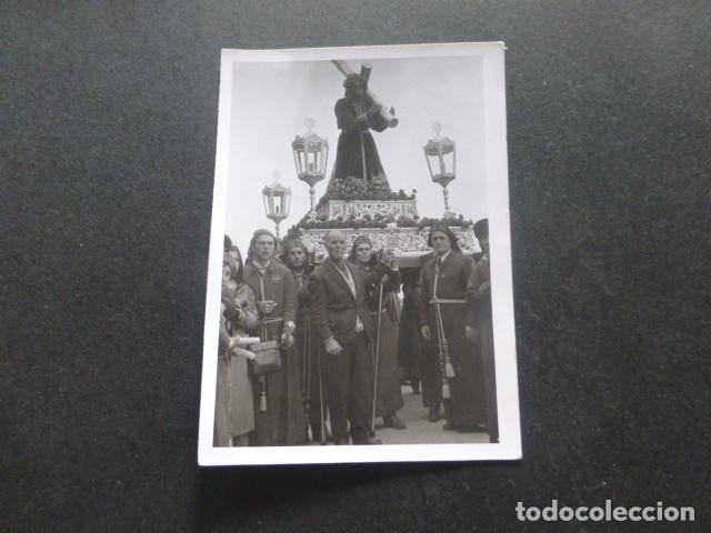 Fotografia antica: LA RAMBLA CORDOBA NUESTRO PADRE JESUS NAZARENO EN PROCESION ANTIGUA FOTOGRAFIA 7,5 X 10,5 CMTS