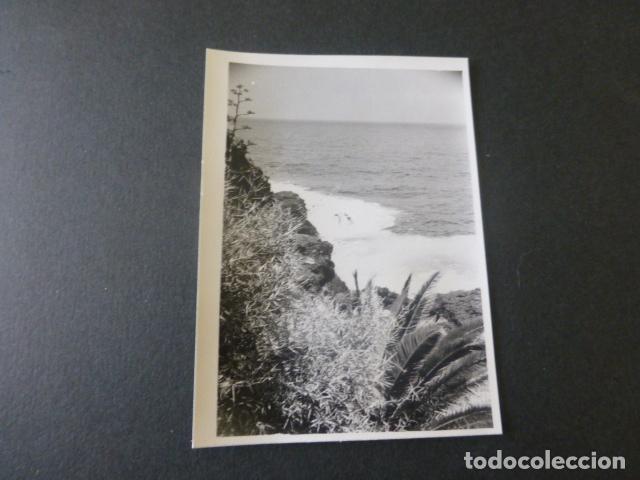 Photographie ancienne: SANTA CRUZ DE LA PALMA CHARCO AZUL ANTIGUA FOTOGRAFIA 7,5 X 10,5 CMTS