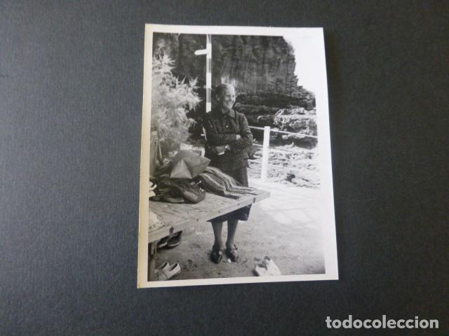 Photographie ancienne: SANTA CRUZ DE LA PALMA CHARCO AZUL ANTIGUA FOTOGRAFIA 7,5 X 10,5 CMTS