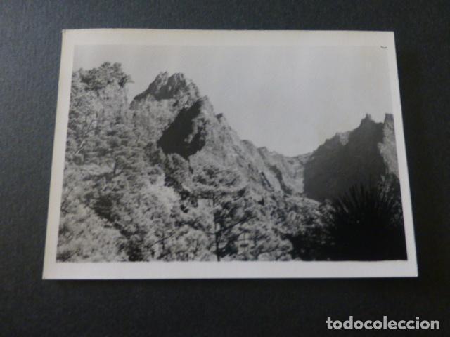 Photographie ancienne: CALDERA DE TABURIENTE ISLA DE LA PALMA ANTIGUA FOTOGRAFIA 7,5 X 10,5 CMTS