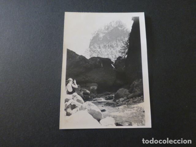 Photographie ancienne: CALDERA DE TABURIENTE ISLA DE LA PALMA ANTIGUA FOTOGRAFIA 7,5 X 10,5 CMTS