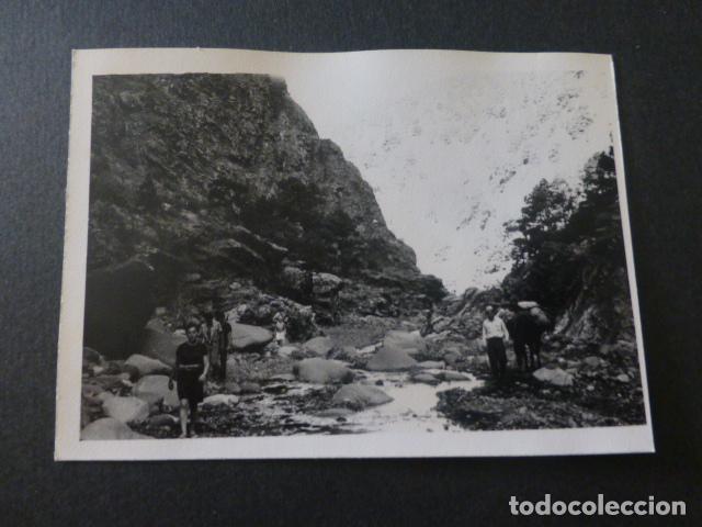 Photographie ancienne: CALDERA DE TABURIENTE BARRANCO ISLA DE LA PALMA ANTIGUA FOTOGRAFIA 7,5 X 10,5 CMTS