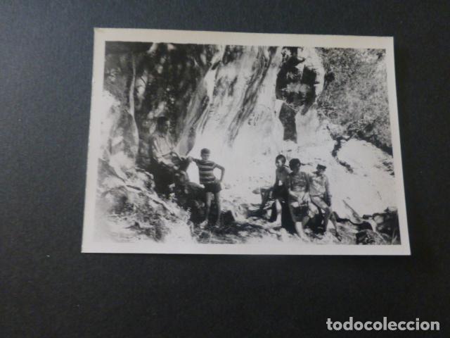 Fotograf&iacute;a antigua: CUEVA DE LA ZARZA ISLA DE LA PALMA ANTIGUA FOTOGRAFIA 7,5 X 10,5 CMTS