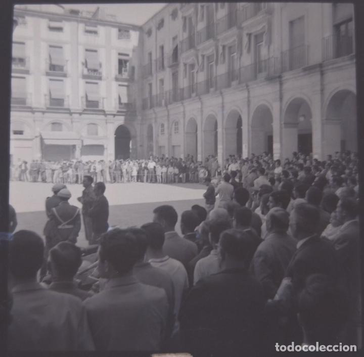 Fotografia antiga: ALCOY PLAZA INTERIOR NEGATIVO CELULOIDE 6 X 6 CM.