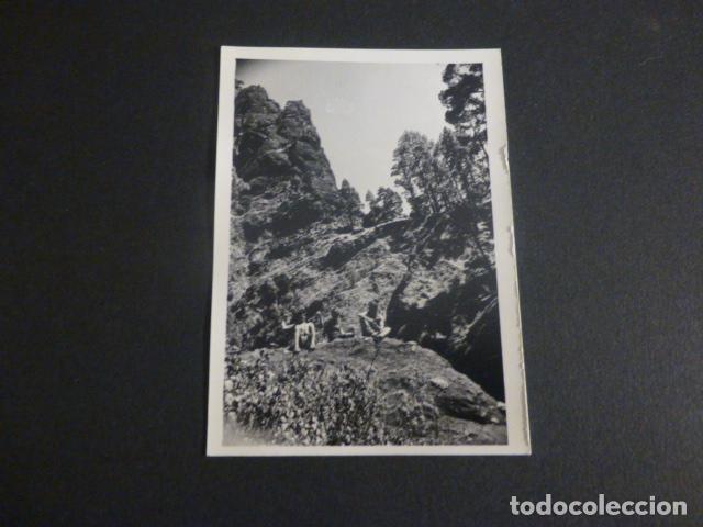 Fotografia antiga: ISLA DE LA PALMA CALDERA DE TABURIENTE ANTIGUA FOTOGRAFIA 7,5 X 10,5 CMTS