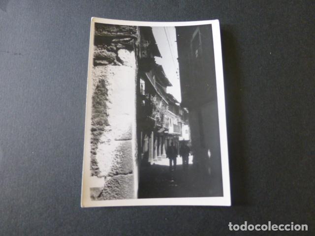 Fotograf&iacute;a antigua: LA ALBERCA SALAMANCA SOPORTALES DE LA PLAZA ANTIGUA FOTOGRAFIA 7,5 X 10,5 CMTS