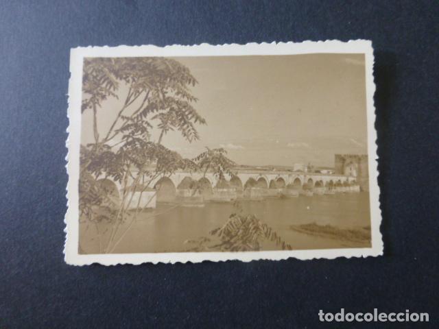 Fotografia antiga: CORDOBA PUENTE ROMANO ANTIGUA FOTOGRAFIA 6 X 9 CMTS