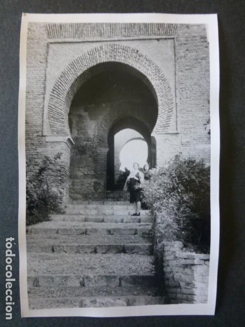 Fotograf&iacute;a antigua: ALMERIA ALCAZABA ANTIGUA FOTOGRAFIA 9 X 14 CMTS