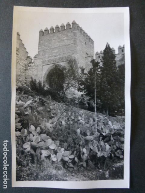 Fotografia antiga: ALMERIA ALCAZABA ANTIGUA FOTOGRAFIA 9 X 14 CMTS