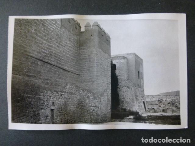 Fotograf&iacute;a antigua: ALMERIA ALCAZABA ANTIGUA FOTOGRAFIA 9 X 14 CMTS