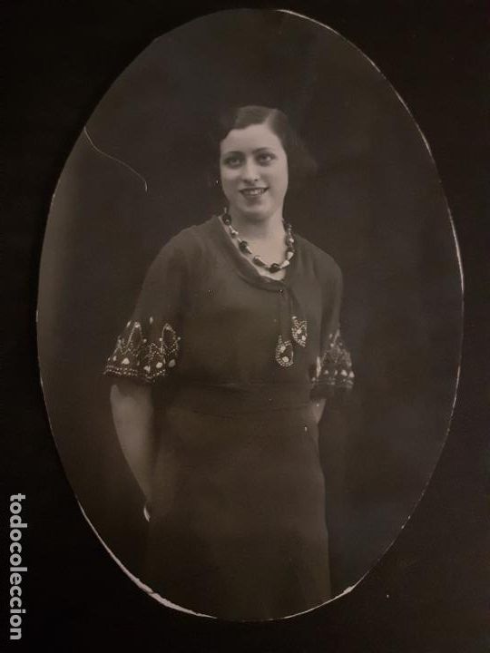 Fotograf&iacute;a antigua: RETRATO DE MUJER LEON 1933 FOTOGRAFIA