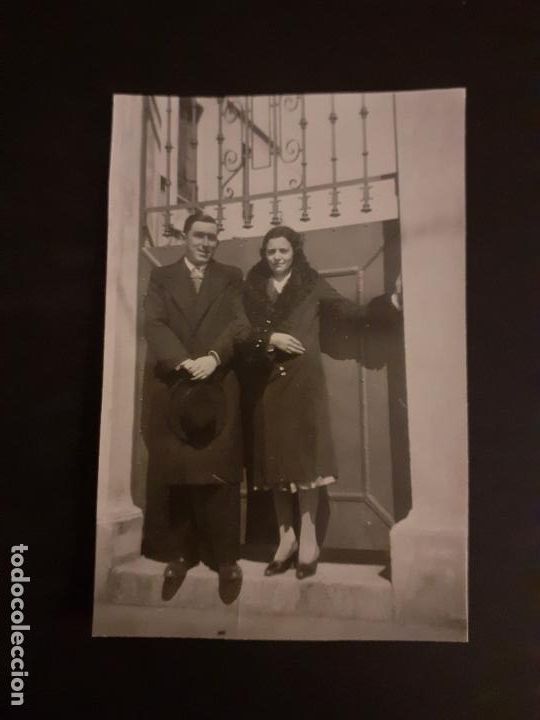 Fotograf&iacute;a antigua: LEON A&Ntilde;OS 30 RETRATO DE PAREJA ANTIGUA FOTOGRAFIA