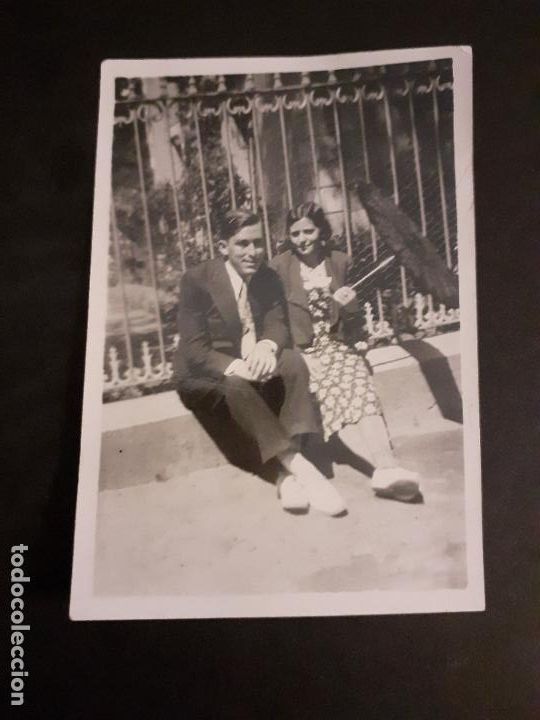 Fotograf&iacute;a antigua: LEON A&Ntilde;OS 30 RETRATO DE PAREJA ANTIGUA FOTOGRAFIA