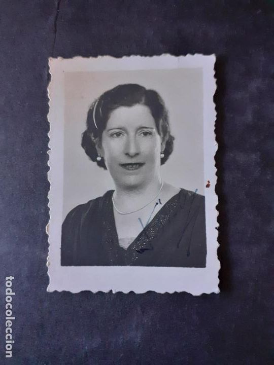 Alte Fotografie: RETRATO DE MUJER ANTIGUA FOTOGRAFIA