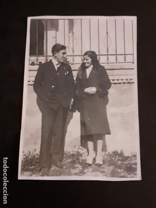 Fotografia antica: LEON RETRATO DE PAREJA ANTIGUA FOTOGRAFIA 1931 6 X 8 CMTS