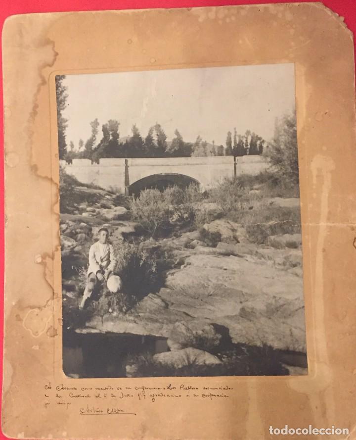 Fotograf&iacute;a antigua: ANTIGUA FOTOGRAFIA A AREVALO CON MOTIVO DE UNA CONFERENCIA EN 1904 O 1909 ARTURO MORA