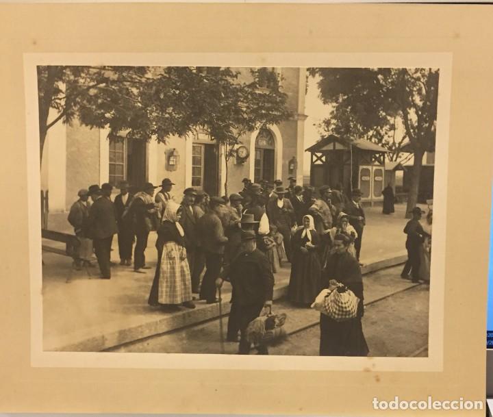 Fotograf&iacute;a antigua: ANTIGUA FOTOGRAFIA DE ESTACION DE TREN, FERROCARRIL