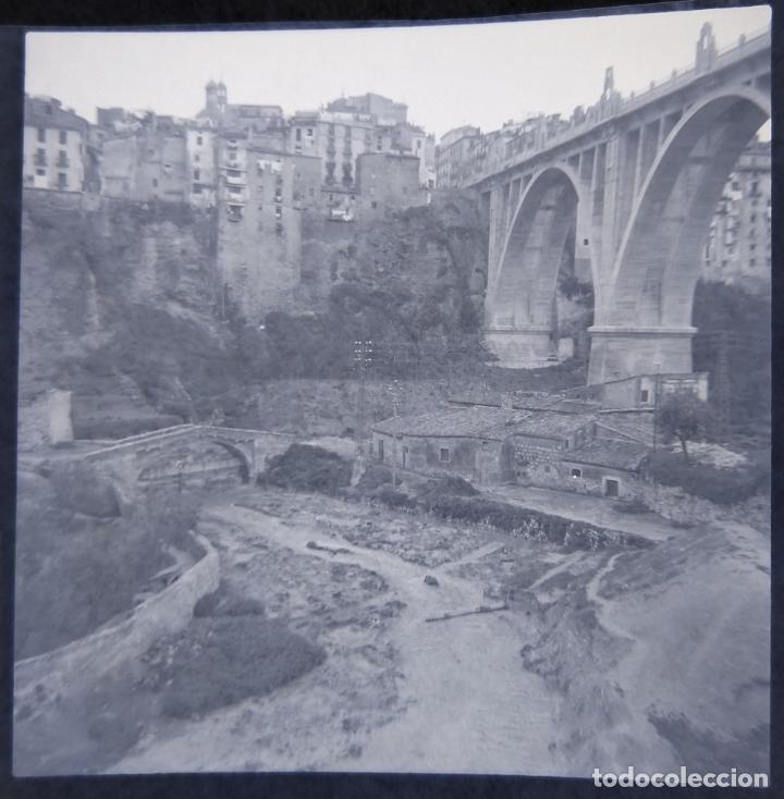 Alte Fotografie: ALCOY PUENTE SAN JORGE NEGATIVO CELULOIDE 6 X 6 CM.