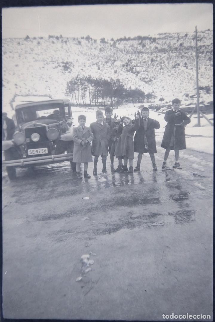 Antique Photography: AUTOMOVIL ANTIGUO LOTE 2 NEGATIVOS CELULOIDE TAMA&Ntilde;O 6 X 9 CM.