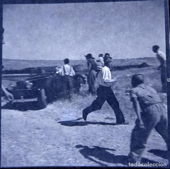 Antique Photography: AUTOMOVIL ANTIGUO LOTE 5 NEGATIVOS CELULOIDE TAMA&Ntilde;O 6 X 6 CM.