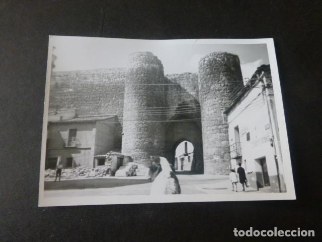 Alte Fotografie: ALMAZAN SORIA PUERTA DE LA MURALLA ANTIGUA FOTOGRAFIA 7 X 10 CMTS